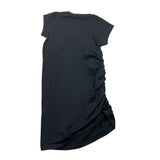 Hinnominate Abito Mezza Manica Tinta Unita con Arricci per Bambina 3646V00184 NERO HINNOMINATE 