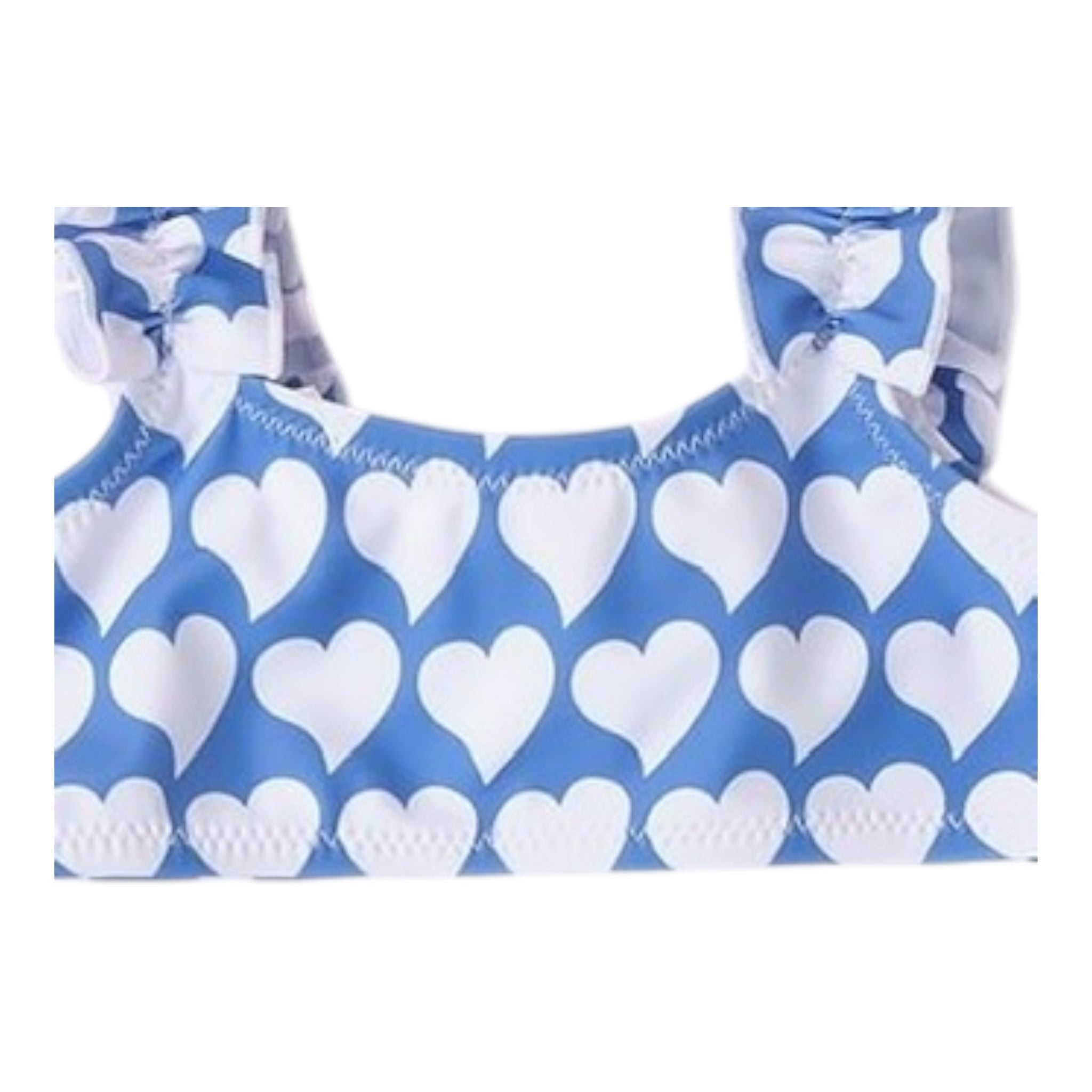 I Do Costume 2 Pezzi Slip-Fascia con Fantasia per Bambina 4B484 AZZURRO I DO 