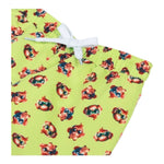 I Do Costume Modello Bermuda Tinta Unita con Stampa per Bambino 4B954 VERDE ACIDO I DO 