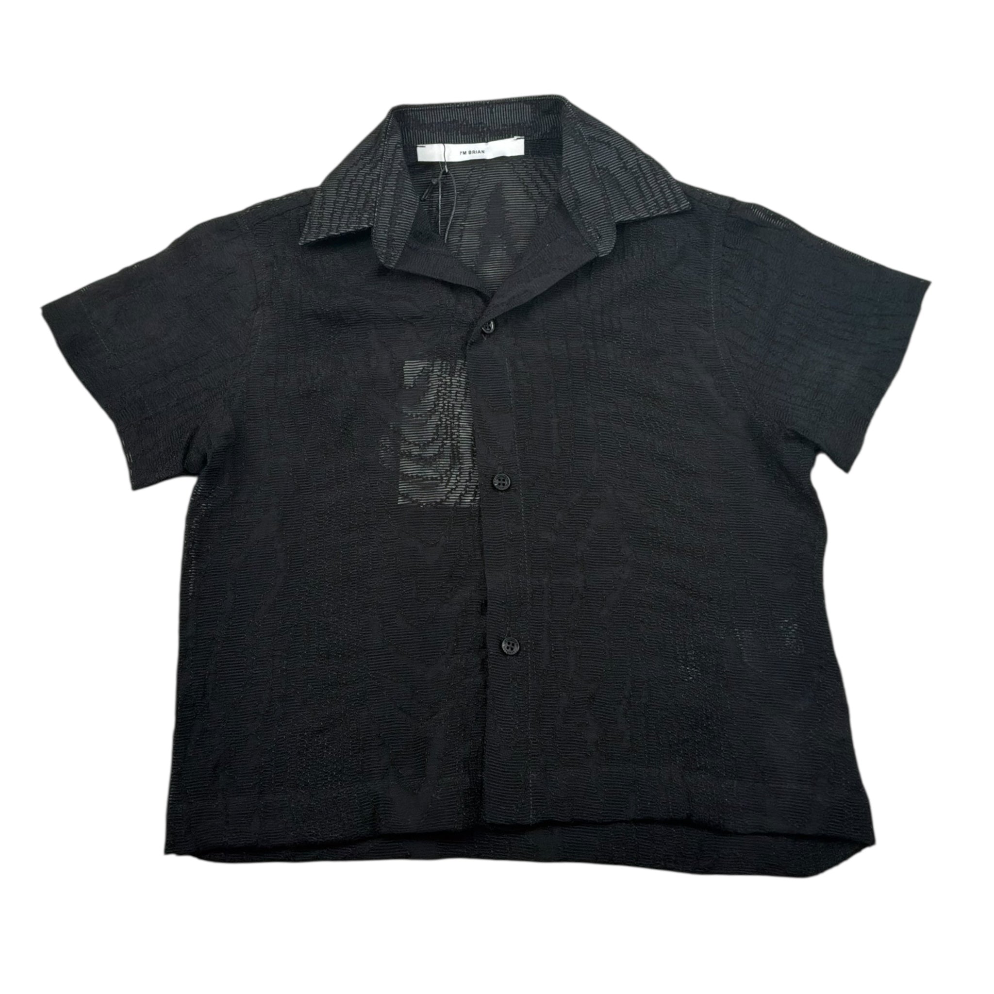 I'Am Brian Camicia Mezza Manica Tinta Unita per Bambino CA3300JX NERO I'AM BRIAN 