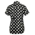 I'M Brian Camicia tinta unita con Fantasia Pois Nero per Bambino PA2844J NERO I'M BRIAN 