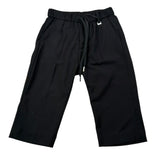 I'M Brian Pantalone Tinta Unita con Elastico In Vita per Bambino PA3269JXX NERO I'M BRIAN 