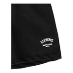 Iceberg Bermuda Tinta Unita con Logo per Bambino BFICE5114J NERO ICEBERG 