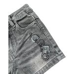 Iceberg Bermuda Tinta Unita In Denim con Girovita Regolabile per Neonato BMICE5108BXX GRIGIO ICEBERG 