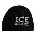 Iceberg Cappello Tinta Unita con Logo per Bambina CAPICE100JF NERO ICEBERG 