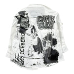 Iceberg Camicia Tinta Unita con Stampa per Neonato CMICE5113B BIANCO ICEBERG 