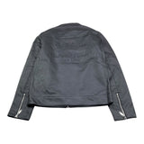 Iceberg Giubbino In Ecopelle Tinta Unita con Zip per Bambino GBICE5101J NERO ICEBERG 