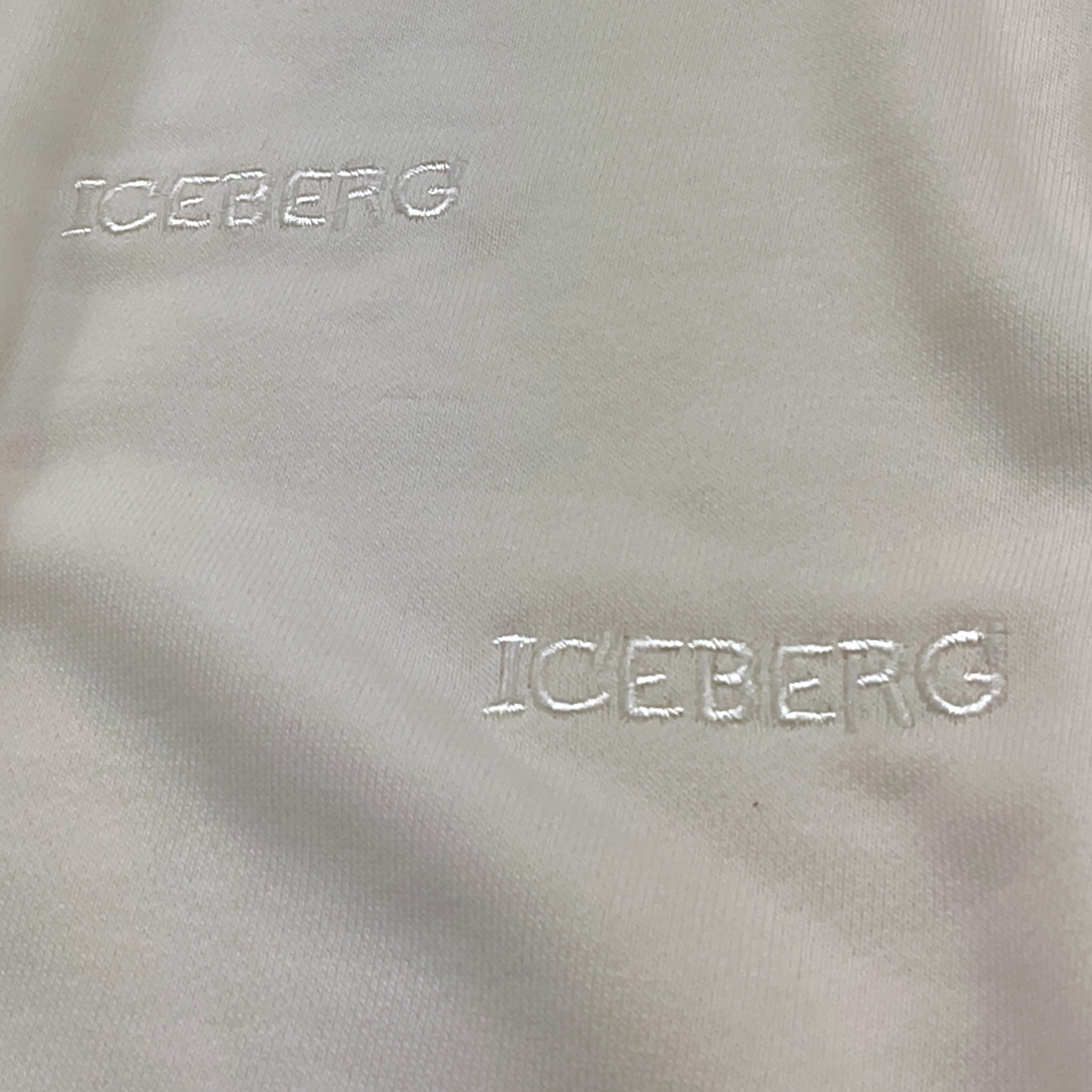 Iceberg Felpa Tinta Unita con Cappuccio per Bambino MFICE5110JX BIANCO ICEBERG 