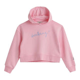 Iceberg Felpa Tinta Unita con Cappuccio E Stampa per Bambina MFICE5152J ROSA ICEBERG 