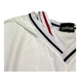 Iceberg T-Shirt Scollo A V Tinta Unita per Bambina TSICE4162J BIANCO ICEBERG 