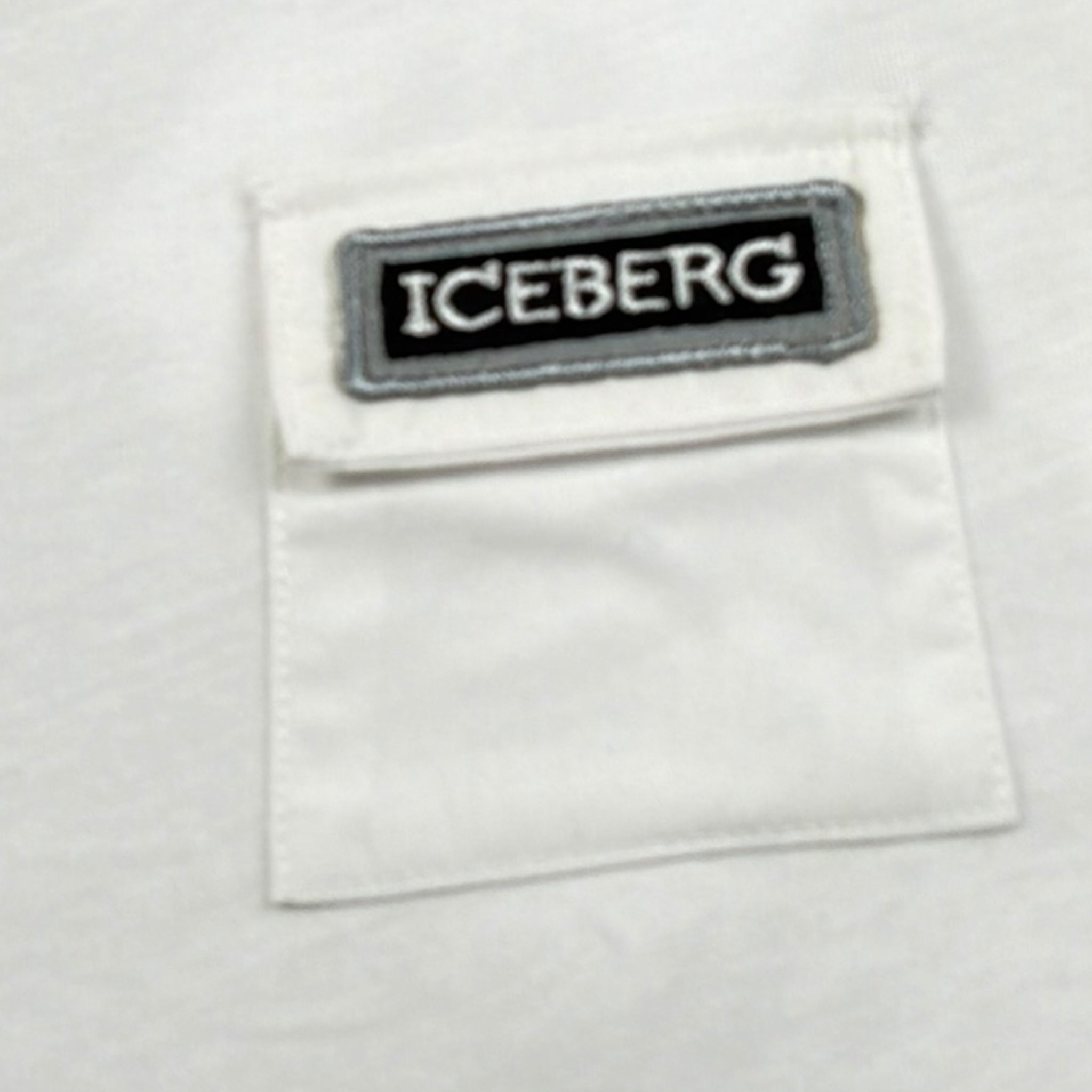 Iceberg T-Shirt Girocollo Tinta Unita con Stampa per Neonato TSICE5103BX BIANCO ICEBERG 
