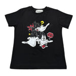 Iceberg T-Shirt Girocollo tinta unita con Stampa Nero per Neonato TSICE5107BXXX NERO ICEBERG 