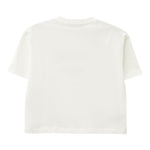 Iceberg T-Shirt Girocollo Tinta Unita con Stampa per Bambina TSICE5150J BIANCO ICEBERG 