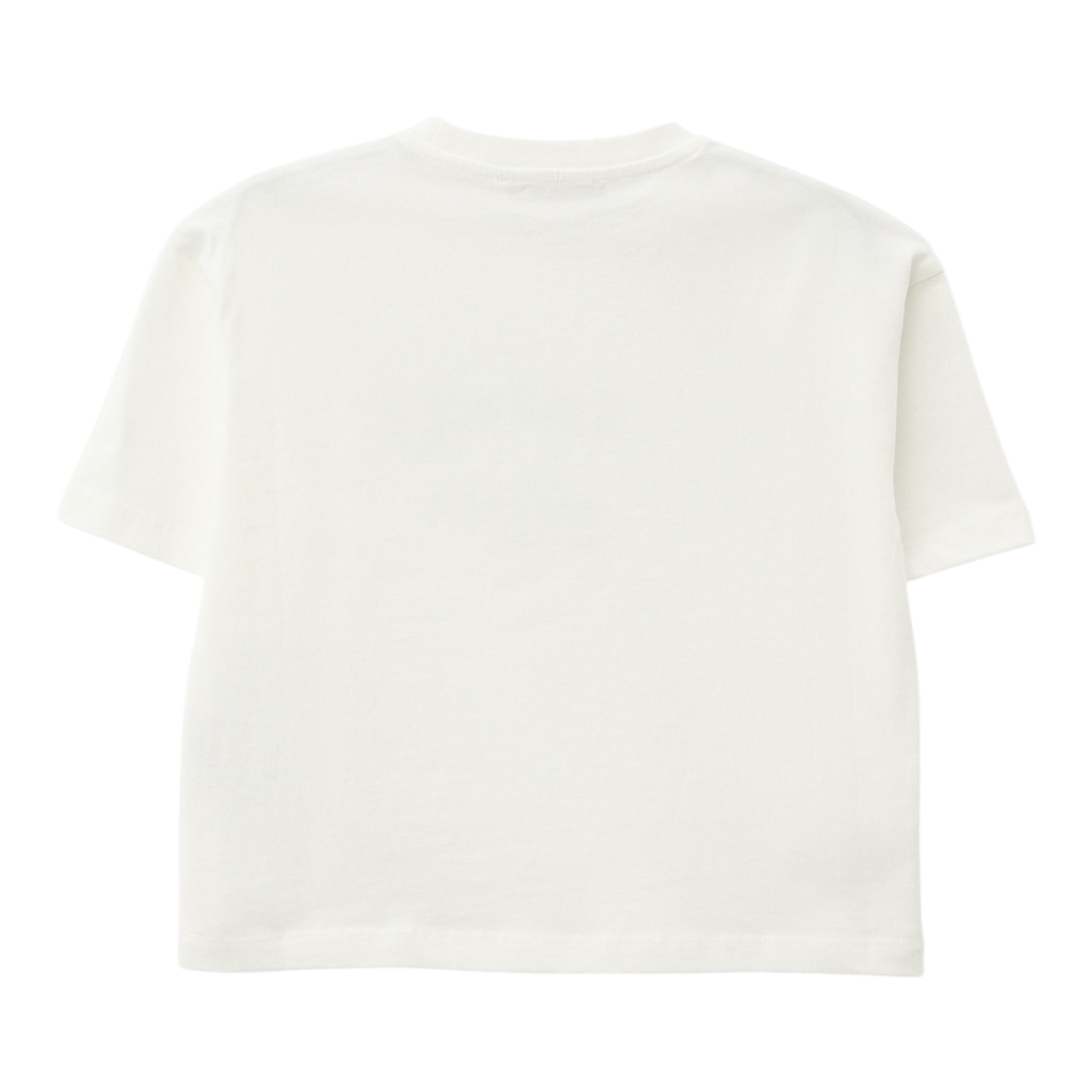 Iceberg T-Shirt Girocollo Tinta Unita con Stampa per Bambina TSICE5150J BIANCO ICEBERG 