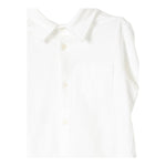 Il Gufo Camicia Manica Lunga Tinta Unita con Taschino per Bambino COACL049MF002 PANNA IL GUFO 