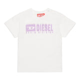 Il Gufo T-Shirt Tinta Unita Girocollo con Stampa per Neonata K00569X BIANCO IL GUFO 