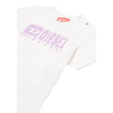 Il Gufo T-Shirt Tinta Unita Girocollo con Stampa per Neonata K00569X BIANCO IL GUFO 