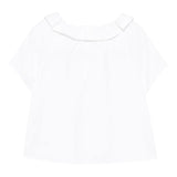 Il Gufo Camicia Mezza Manica Tinta Unita per Bambina P25CC107R0004X BIANCO IL GUFO 