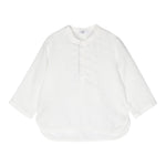 Il Gufo Camicia Manica Lunga Tinta Unita Collo Coreano per Bambino P25CL017L6006 BIANCO IL GUFO 