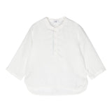 Il Gufo Camicia Manica Lunga Tinta Unita Collo Coreano per Bambino P25CL017L6006 BIANCO IL GUFO 