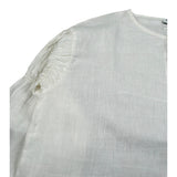 Il Gufo Camicia Manica Lunga Tinta Unita per Bambina P25CL253L6006X PANNA IL GUFO 