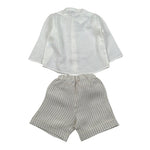 Il Gufo Completo 2 Pezzi Camicia-Bermuda per Neonato P25DP457L1018 PANNA IL GUFO 