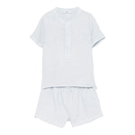 Il Gufo Completo 2 Pezzi Camicia-Bermuda Tinta Unita per Neonato P25DP517L6009 BIANCO IL GUFO 