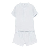 Il Gufo Completo 2 Pezzi Camicia-Bermuda Tinta Unita per Neonato P25DP517L6009 BIANCO IL GUFO 