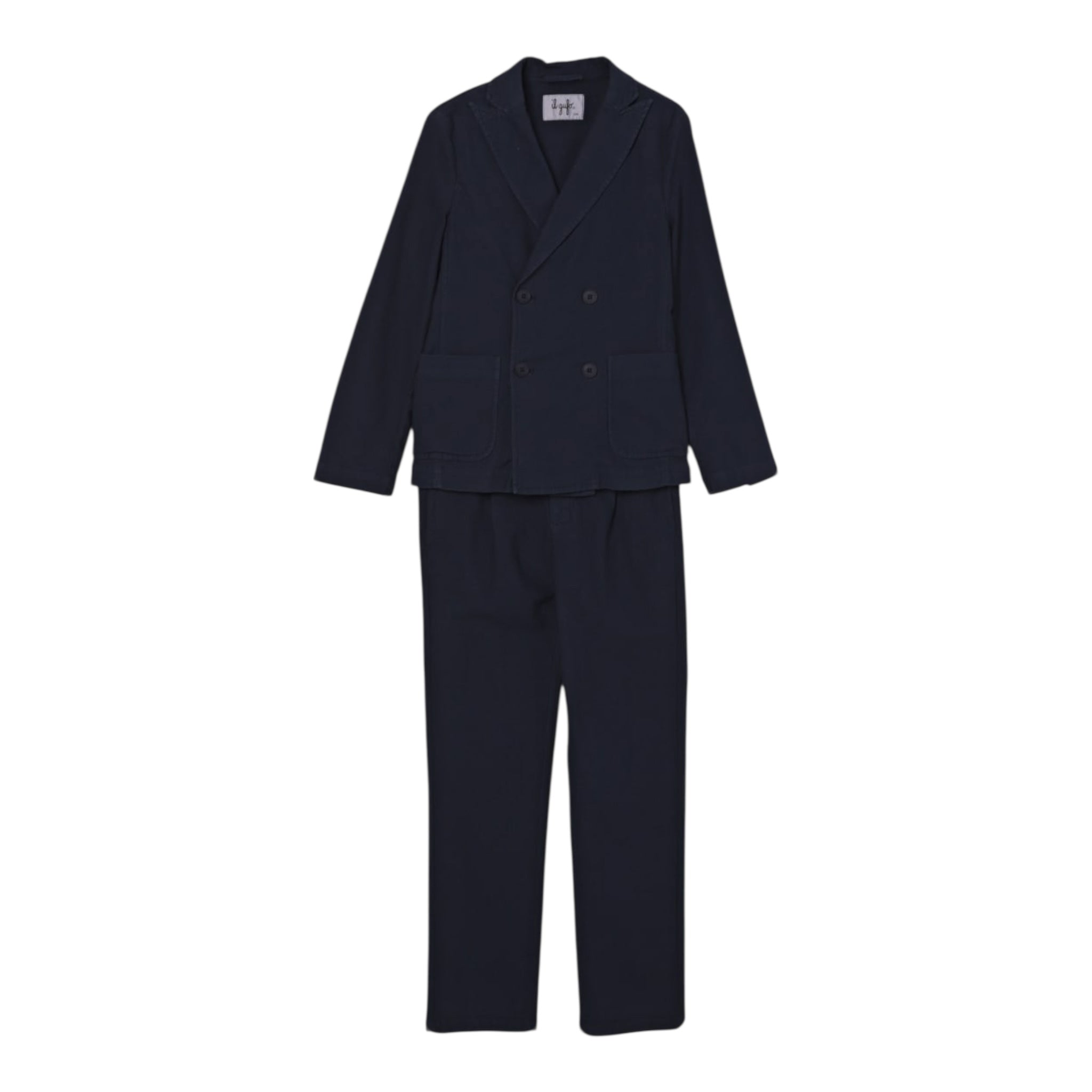 Il Gufo Completo 2 Pezzi Giacca-Pantalone Tinta Unita per Bambino P25DP522C6055 BLU IL GUFO 