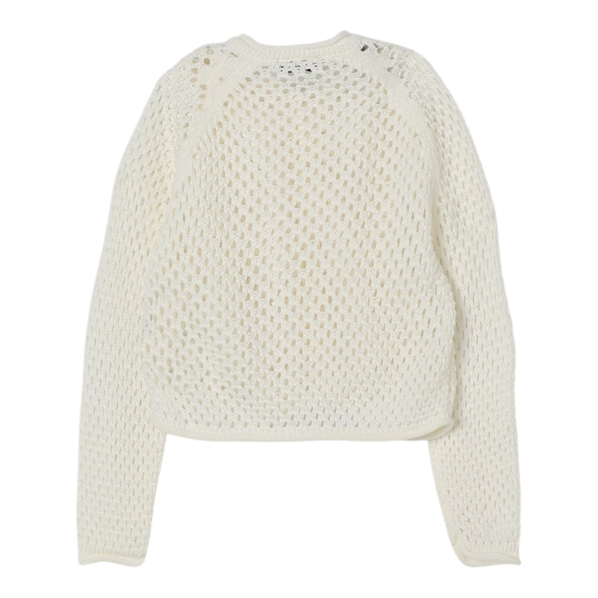 Il Gufo Cardigan Tinta Unita Traforato per Bambina P25GF440EM109J PANNA IL GUFO 