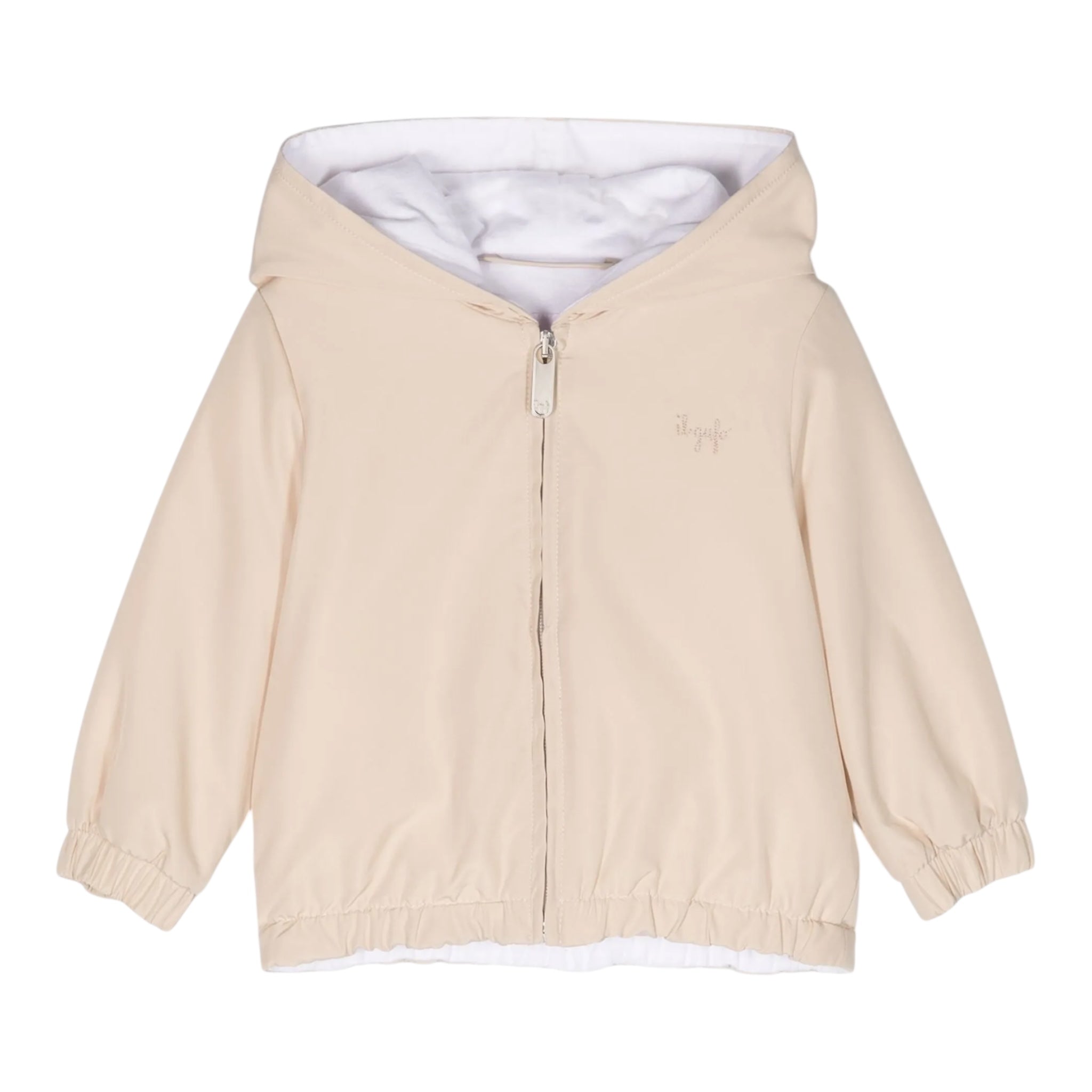 Il Gufo Giubbino Tinta Unita con Cappuccio per Neonato P25GR2240N0108 BEIGE IL GUFO 