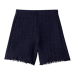 Il Gufo Short Tinta Unita con Girovita Regolabile per Bambina P25PB191C5052 BLU IL GUFO 