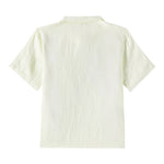 Il Gufo Camicia Mezza Manica Tinta Unita per Neonato P25PC060L6006N VERDE IL GUFO 