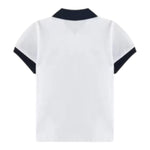 Il Gufo Polo Tinta Unita con Profili In Contrasto per Bambino P25PC067M0095 BIANCO IL GUFO 