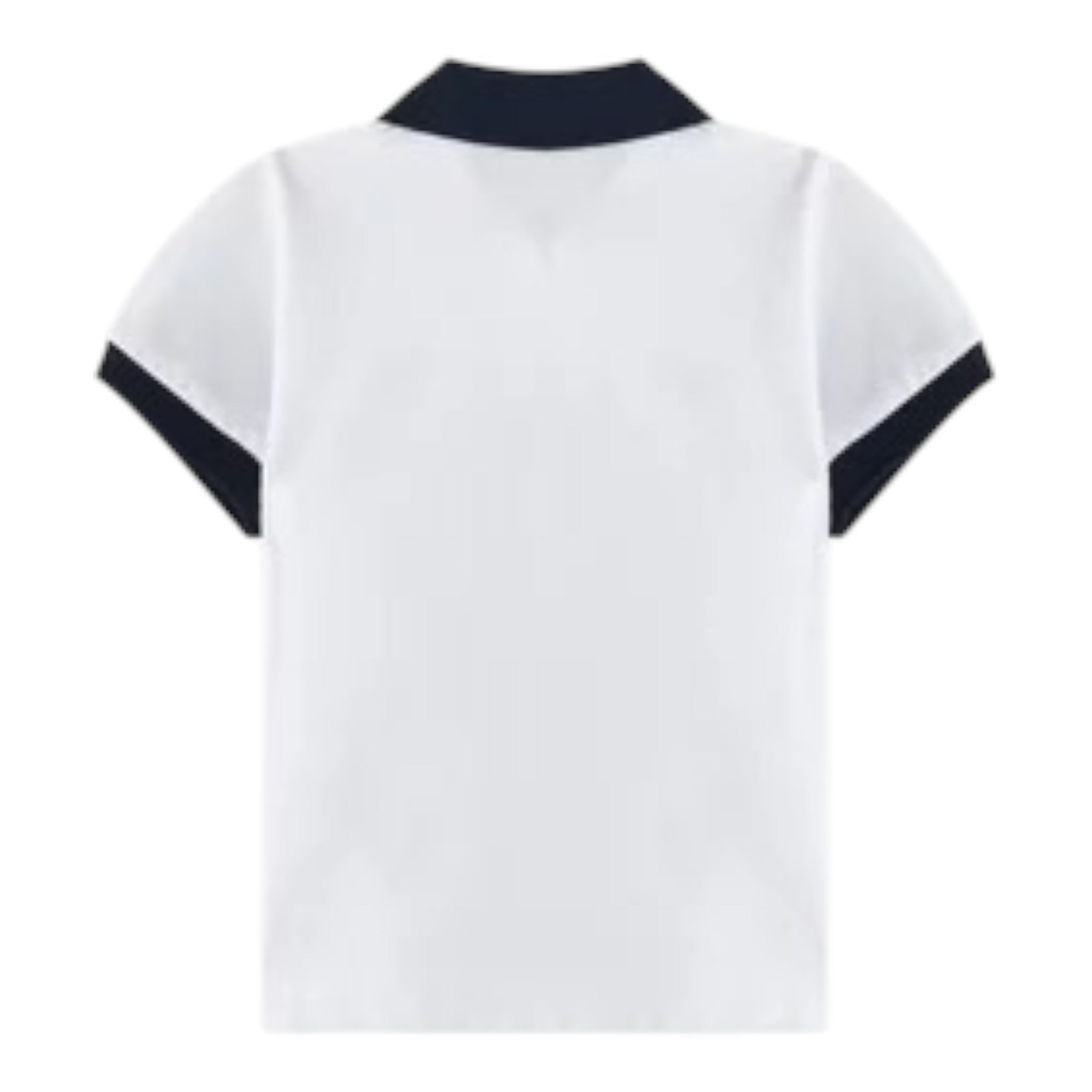 Il Gufo Polo Tinta Unita con Profili In Contrasto per Bambino P25PC067M0095 BIANCO IL GUFO 