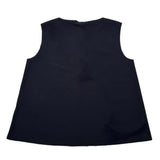 Il Gufo Canotta Girocollo Tinta Unita per Bambina P25TC091N0074 BLU IL GUFO 
