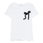 Il Gufo T-Shirt Girocollo Tinta Unita con Ricamo per Bambina P25TS476MF032 BIANCO IL GUFO 