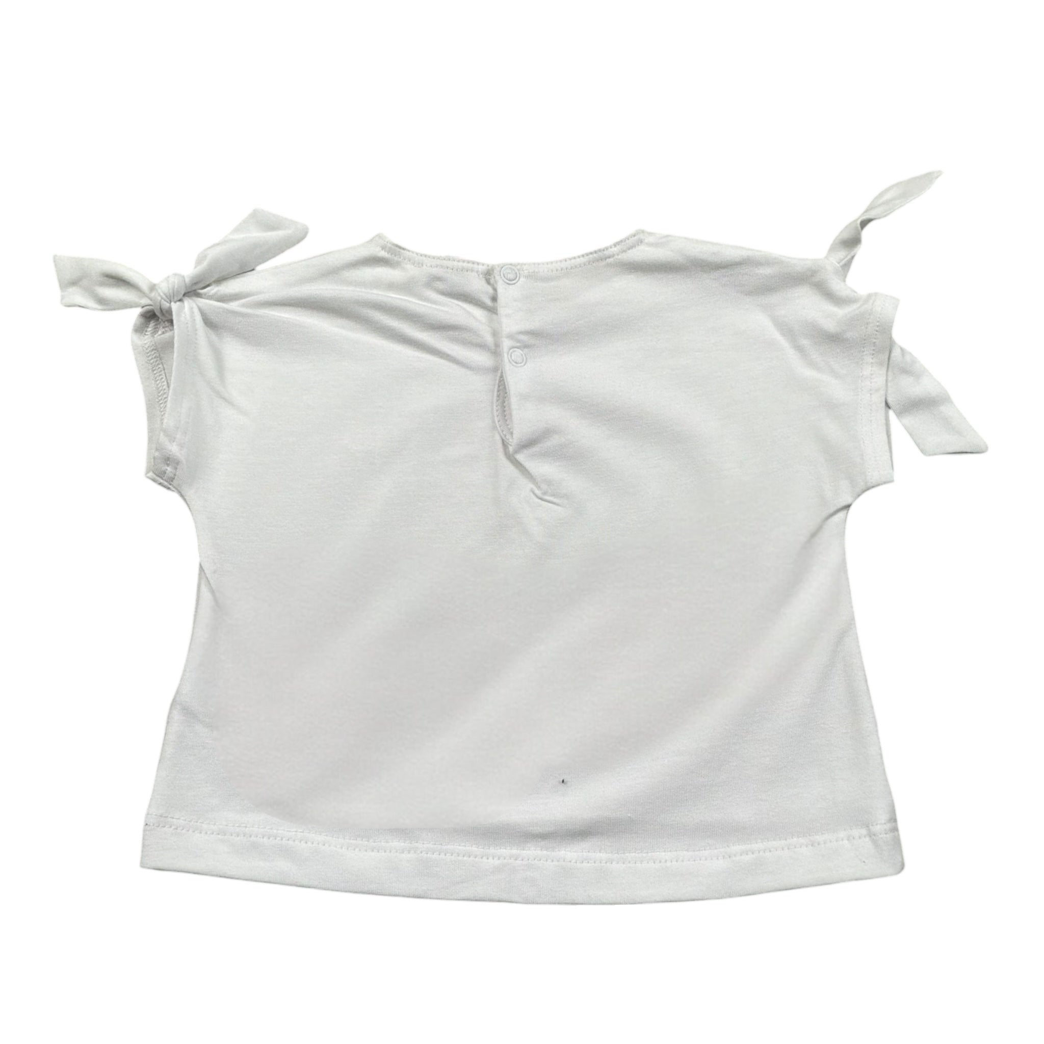 Il Gufo T-Shirt Girocollo Tinta Unita per Neonata P25TS47MF032 BIANCO IL GUFO 