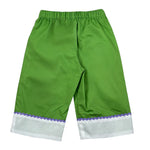 Ilfarobimbi Pantalone tinta unita con Elastico In Vita Verde per Neonata IFB50484X VERDE ILFAROBIMBI 