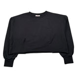 Imperial Felpa Chiusa Modello Crop Tinta Unita per Bambina LB39042G75 NERO IMPERIAL 