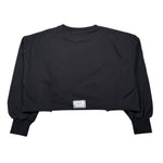 Imperial Felpa Chiusa Modello Crop Tinta Unita per Bambina LB39042G75 NERO IMPERIAL 