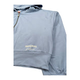 Imperial Felpa con Zip E Cappuccio Tinta Unita per Bambina LK08042G75 AZZURRO IMPERIAL 