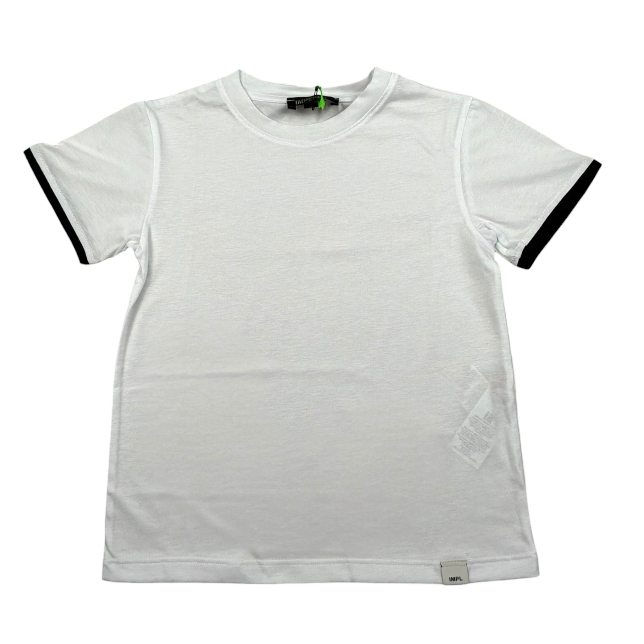 Imperial Kids T-Shirt Girocollo Tinta Unita per Bambino MB64030B75 BIANCO IMPERIAL KIDS 