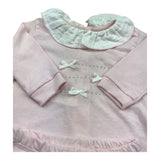 Isabel & Martinez Complet 2 Pezzi Shirt-Ghettina Tinta Unita per Neonata IM25N410 ROSA ISABEL & MARTINEZ 