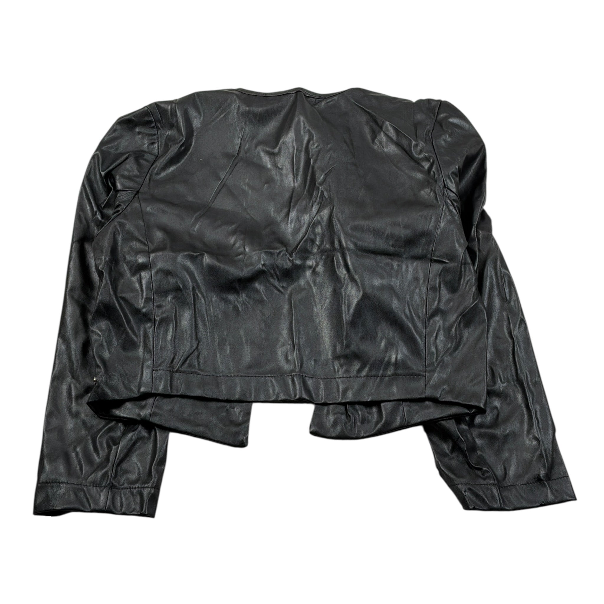 J'Aime' Giubbino In Ecopelle tinta unita Nero per Bambina 4917G NERO J'AIME' 