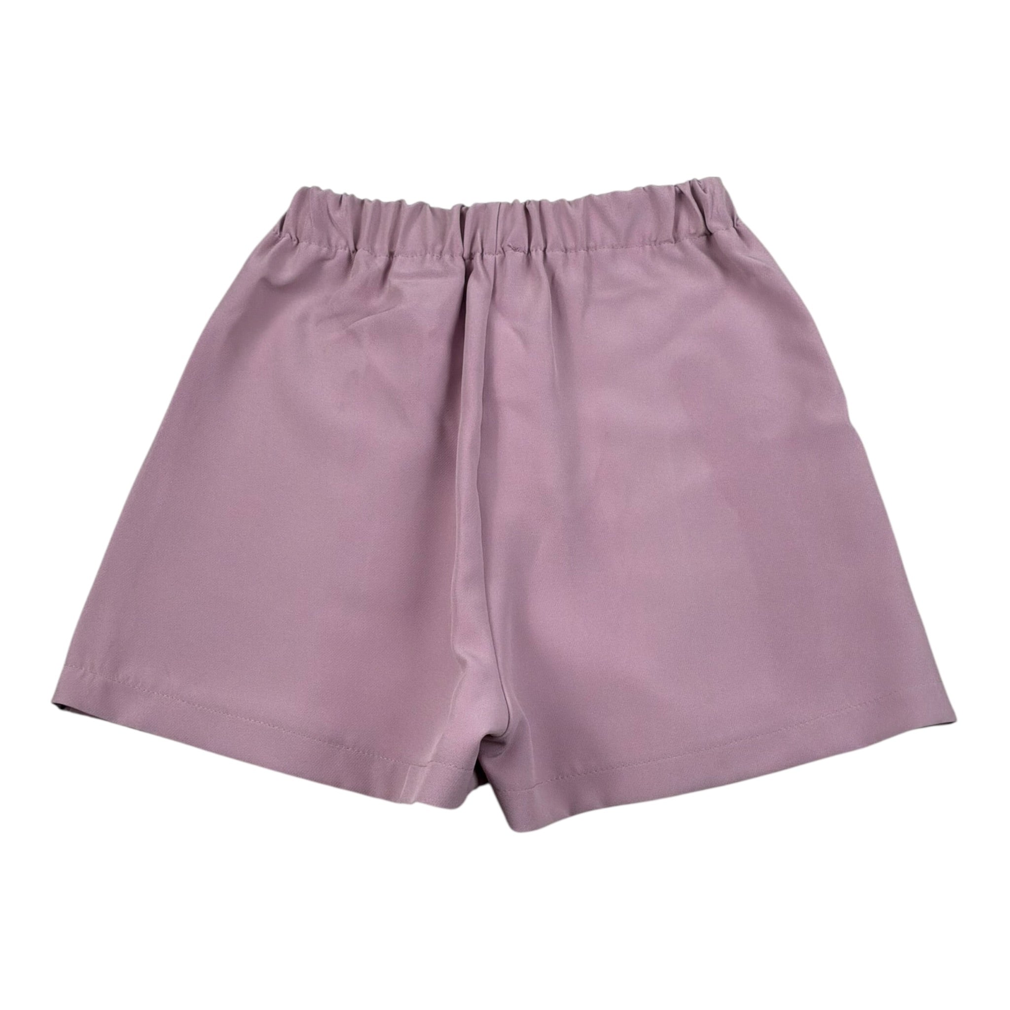 J'Aime' Short tinta unita con Elastico In Vita Rosa per Bambina JG416525SH ROSA J'AIME' 