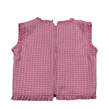 Janice Top Giromanica tinta unita Rosa per Bambina JN670R ROSA JANICE 
