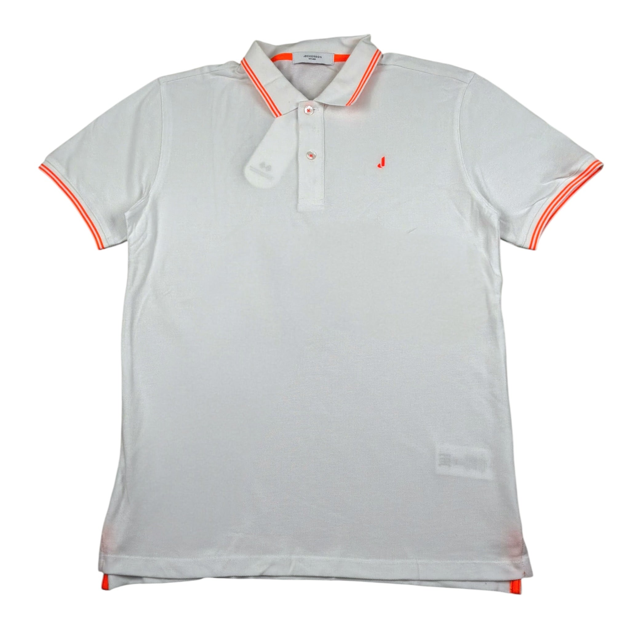 Jeckerson Polo Mezza Manica Tinta Unita per Bambino J3808 BIANCO JECKERSON 