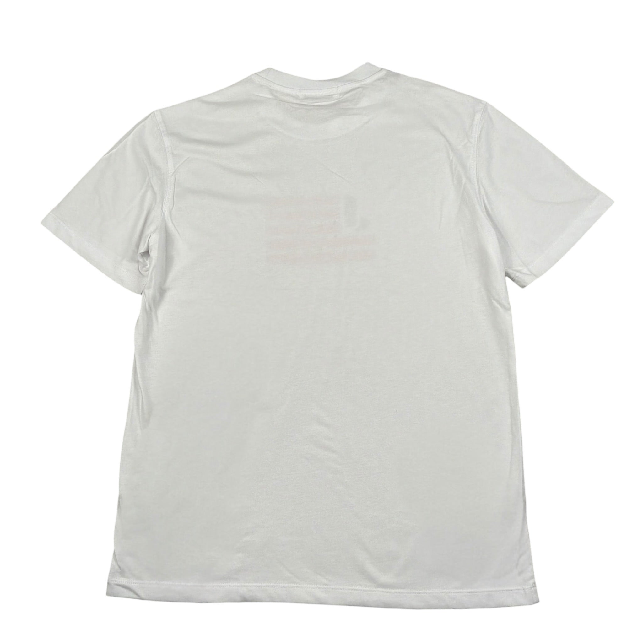 Jeckerson T-Shirt Girocollo Tinta Unita con Stampa per Bambino J3817 BIANCO JECKERSON 