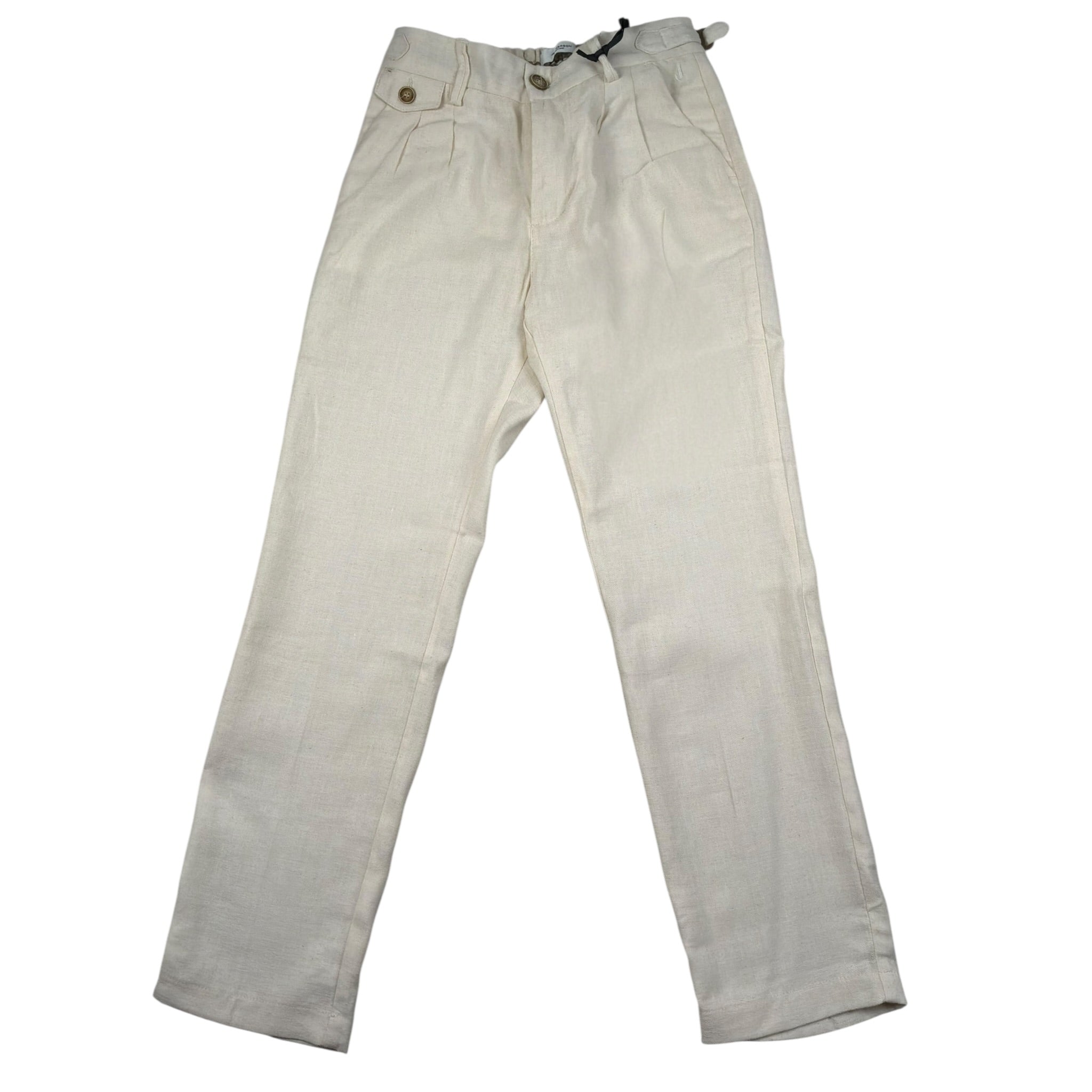 Jeckerson Pantalone Tinta Unita con Elastico In Vita per Bambino J3875 BEIGE JECKERSON 